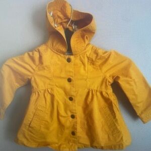 Yellow Kids Hooded Jacket